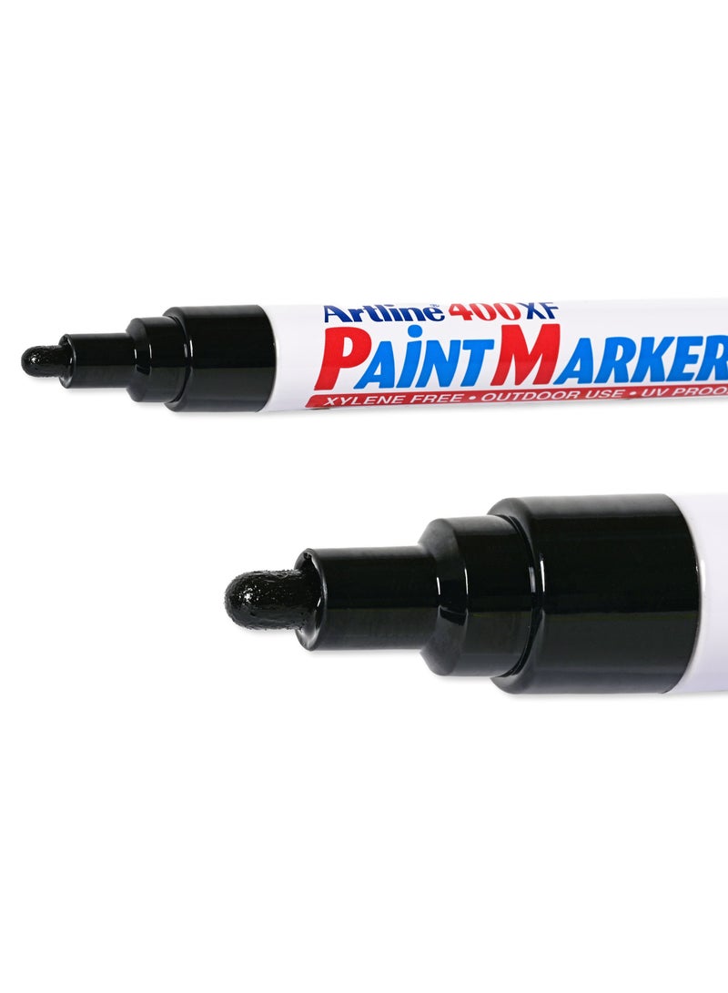 Artline 12 Pieces 400XF Paint Marker, 2.3mm Color:Black - ARMK400XFBK - Image 5