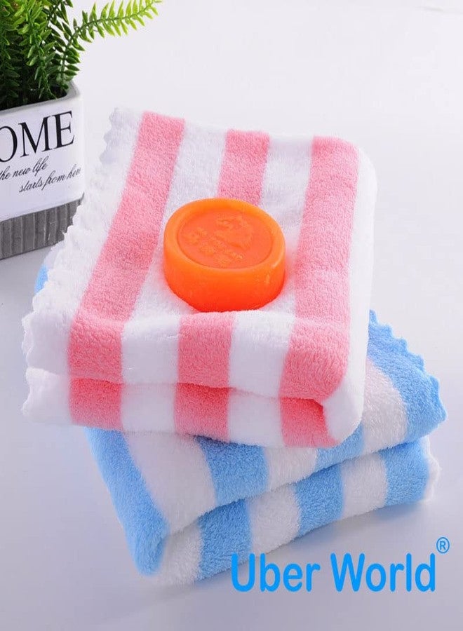 Uber World Feather Soft Face Towels Handkerchiefs for Women, Girls & Kids | Multicolor | Microfiber | Pack of 12 - Image 5