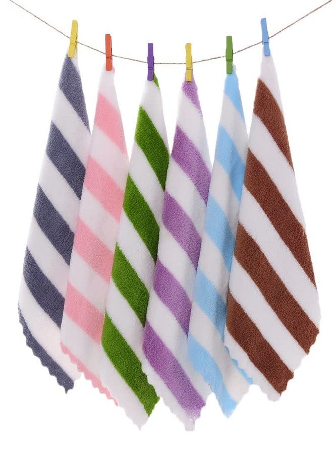 Uber World Feather Soft Face Towels Handkerchiefs for Women, Girls & Kids | Multicolor | Microfiber | Pack of 12 - Image 1