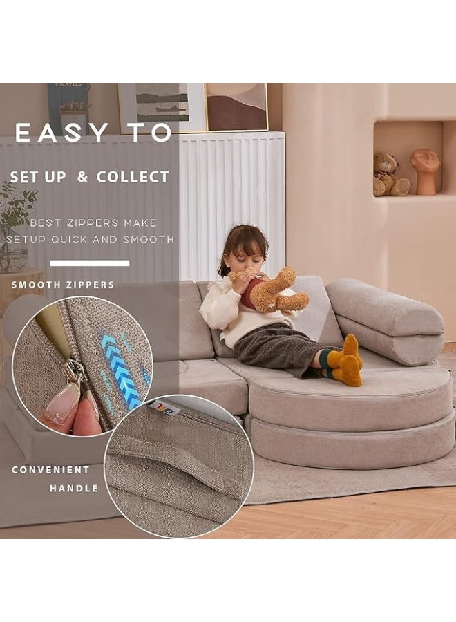 Poppins Home Poppins HOME 14PCS Luxury Kids Couch Playful Comfort for Little Ones and Adults Alike  - Image 5
