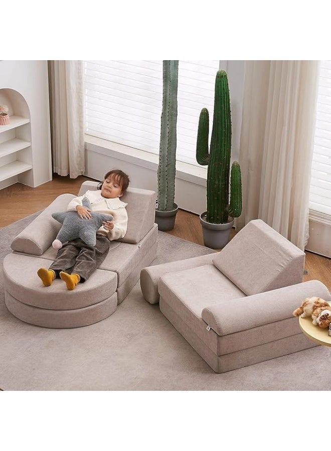 Poppins Home Poppins HOME 14PCS Luxury Kids Couch Playful Comfort for Little Ones and Adults Alike  - Image 4