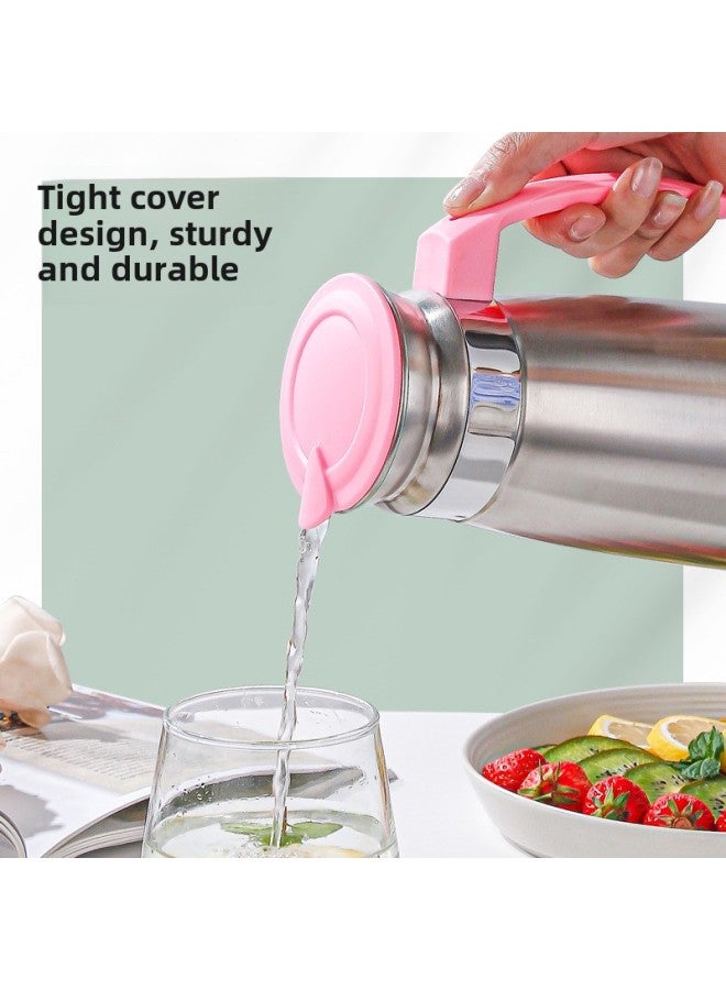Factory Direct Stainless Steel Cold Kettle 1.3L Cold Kettle Household Juice Boiling Water Beverage Kettle Heat-resistant Teapot-Color:Blue-Capacity:1.3L
