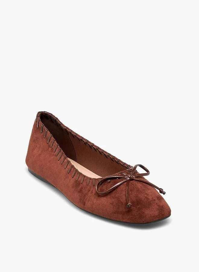 Celeste Women Bow Accent Ballerina Shoes