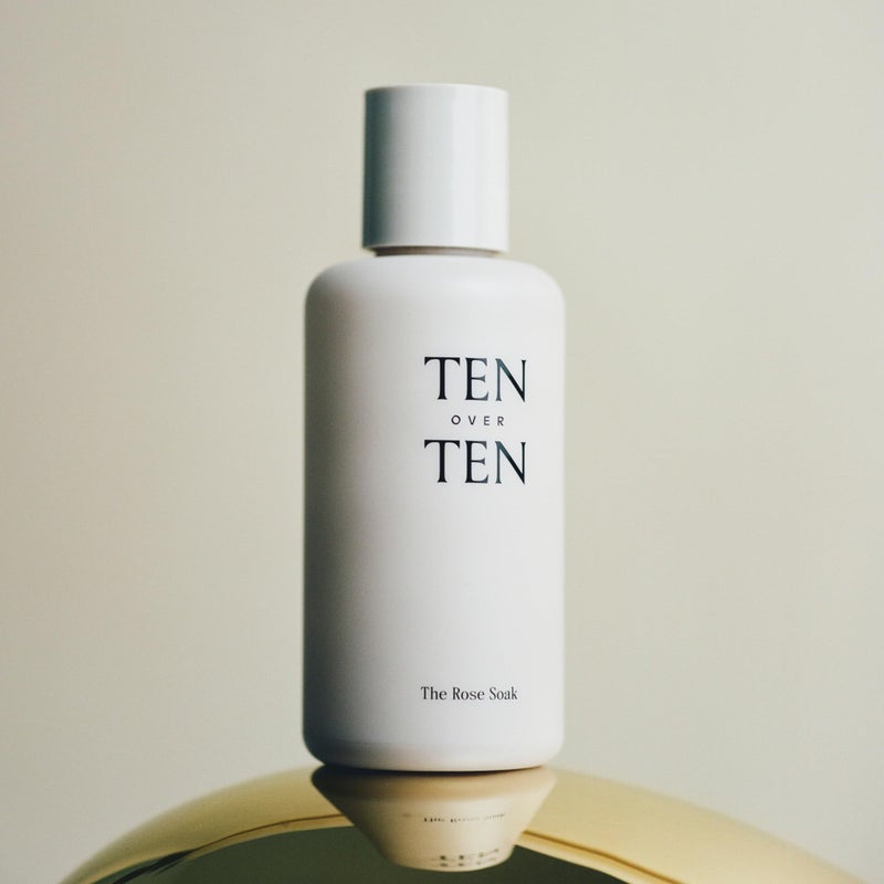 tenoverten - The Rose Soak Acetone-Free Nail Polish Remover | Clean, Natural, Non-Toxic Nail Care (4 fl oz | 118 ml) - Image 3