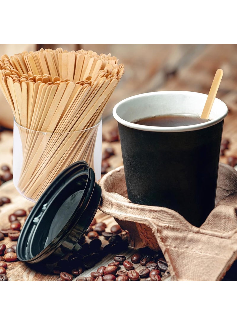 Generic Premium Wooden Stirrer Sticks EcoFriendly Disposable Coffee Stirrers for Tea Hot Cold Drinks Biodegradable SplinterFree Durable Natural Wood 250 Pcs Value Pack for Home Office Events  - Image 4