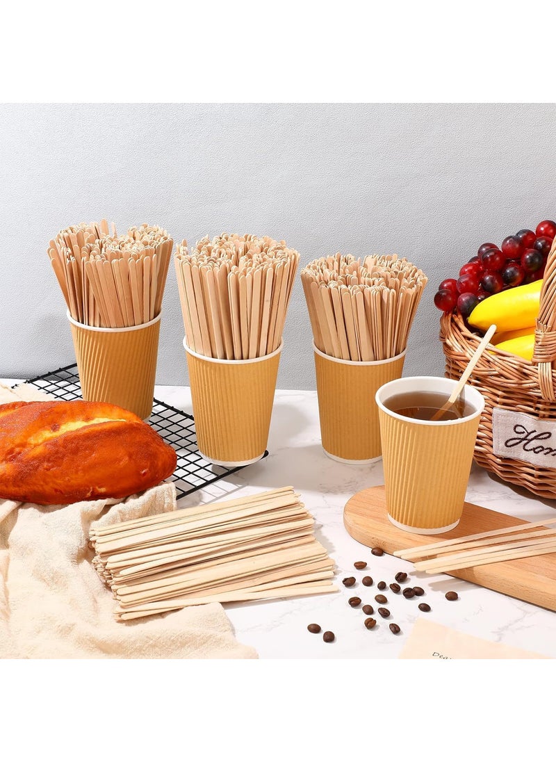 Generic Premium Wooden Stirrer Sticks EcoFriendly Disposable Coffee Stirrers for Tea Hot Cold Drinks Biodegradable SplinterFree Durable Natural Wood 250 Pcs Value Pack for Home Office Events  - Image 5