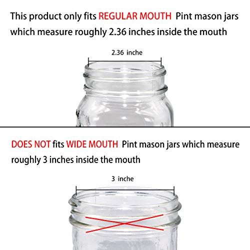 Amolliar Mason Jar Liquid Soap Dispenser Lid, Rust Proof Stainless Steel, Cute Farmhouse Decor for Kitchen, Bathroom, Bath, Refill Liquid Soap Pump for Hand Soap, Dish Soap, Lotion Soap,Bronze 2 Pack - Image 4