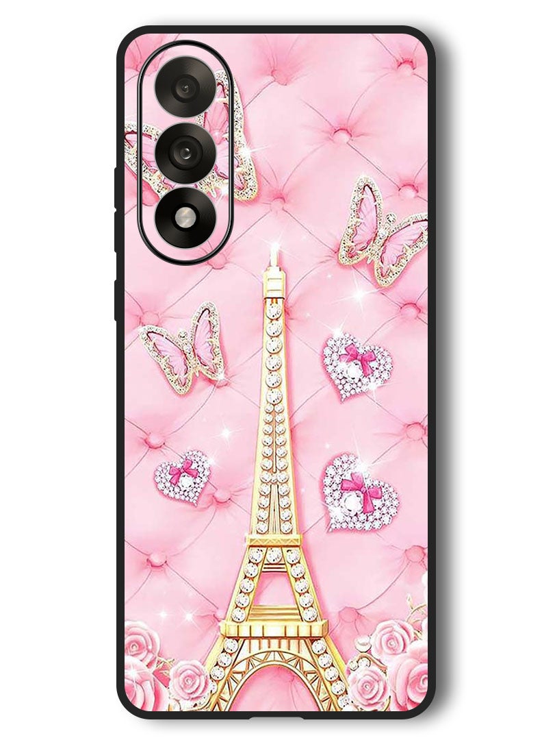 Theodor Case Compatible with OnePlus Nord 5 6.83 Inch Protection Shockproof Bumper Cover Eiffel Tower (2) - Image 1