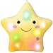 DearSun 138 Light Up Twinkle Star Pillow LED Star Plush Pillow with Colorful Night Lights Soft Glowing Stuffed Star Toy Cute Throw Pillow for Kids Birthday Gift Bedroom NurseryYellow - Image 2