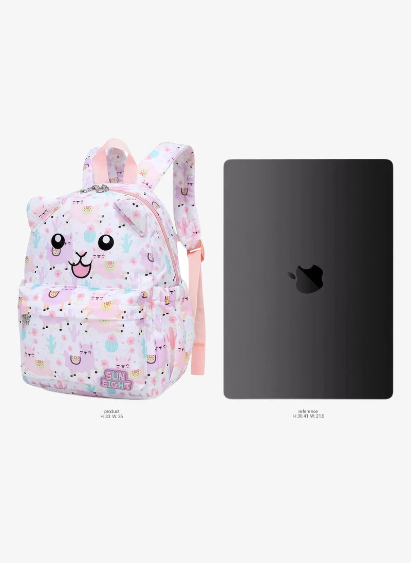 صن إيت Preschool Toddler Kids Backpack Small Lunch Daycare School Bookbag for Boy For 2-5 Years old, SE90074, White