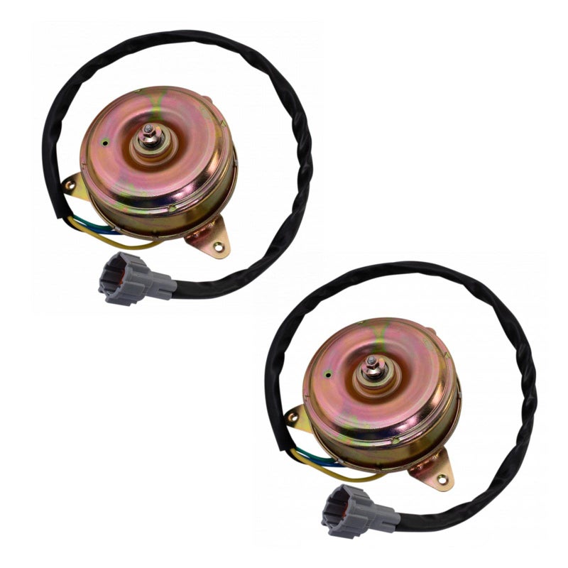 TRQ Radiator Cooling Fan Motor Set LH RH Sides for Infiniti G35 Nissan 350Z