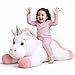 Cudhug Unicorn Stuffed Animal Giant 32 Stuffed PlushLarge Soft Plush Unicorn Toy Birthday Holiday Party Gifts for Kids Girls - Image 2