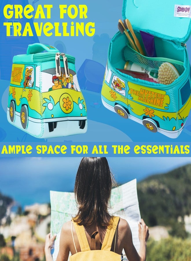 Get Trend Scooby Doo Toiletry Bag, Travel Essentials, Girls Makeup Bag Airplane, Cruise Essentials, Travel Accessories, Gifts for Women, Teens (Multi Scooby) - Image 3