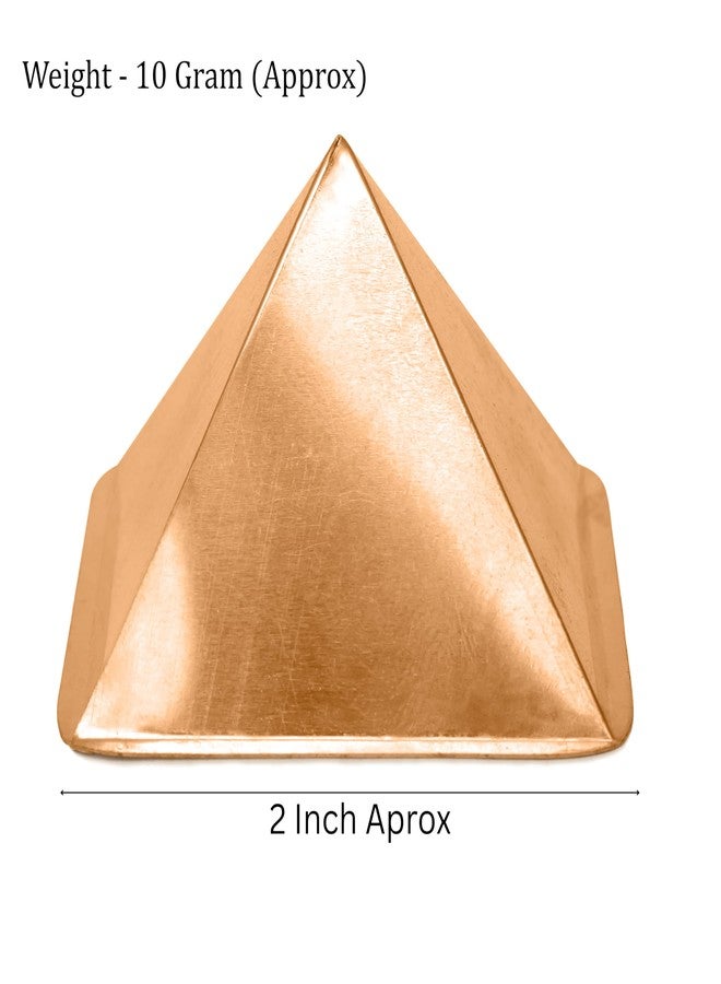 TREE MAISON CORONATING HOMES TREEMAISON Copper Pyramid | 2 inch | Pack of 9 | Vastu Energy Boost | Health & Wealth Benefits - Image 2