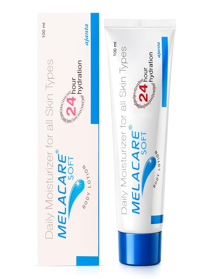 MELACARE لوشن الجسم المرطب اليومي ميلاكير سوفت | خفيف الوزن وغير لزج | ترطيب مكثف لبشرة ناعمة وملساء | تركيبة سريعة الامتصاص مناسبة لجميع الفصول | لجميع أنواع البشرة | يوفر ترطيبًا لمدة 24 ساعة بتركيبة متطورة - Image 1