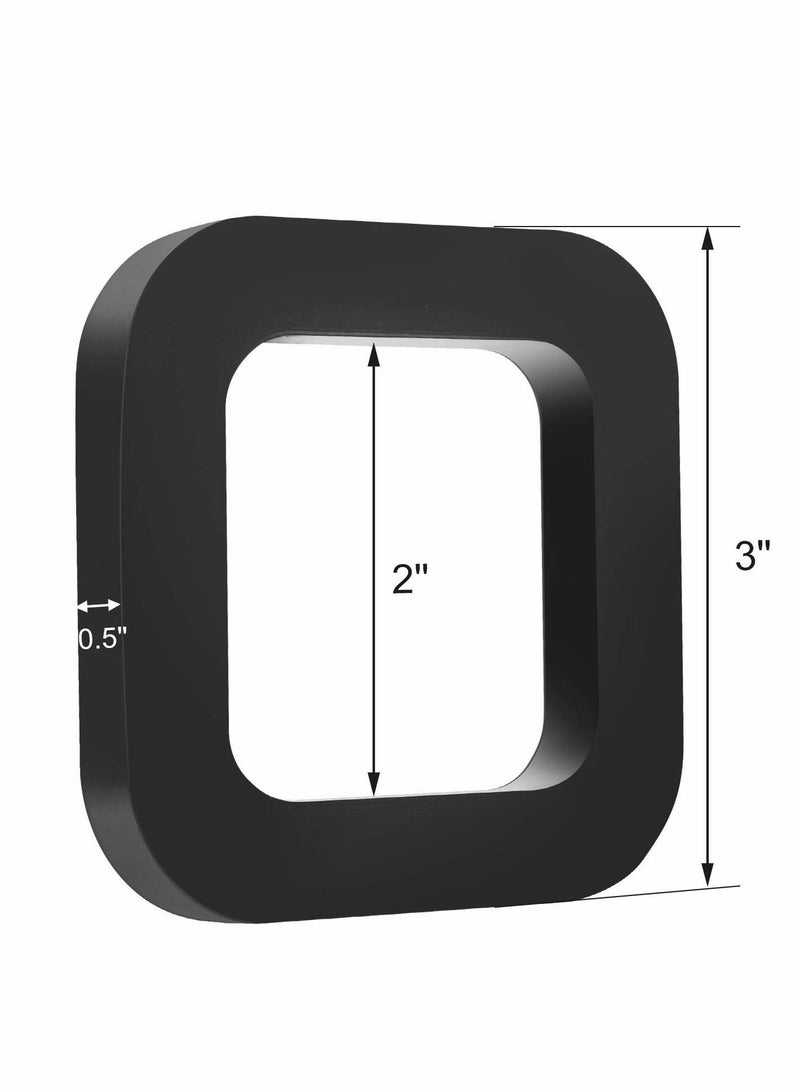 Y&D Hitch Receiver Silencer Pad, 2" Rubber Bumper for Towing and Adjustable Ball Mounts Eliminate Noise (4 Pcs, Black) - Image 5