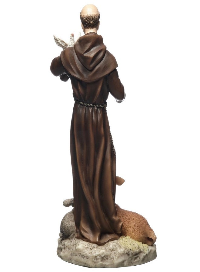 Veronese Design 6 1/8 Inch Saint Francis of Assisi Polyresin Hand Painted Religious Collectible Figurine Sculpture - Image 5