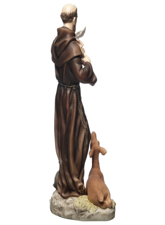 Veronese Design 6 1/8 Inch Saint Francis of Assisi Polyresin Hand Painted Religious Collectible Figurine Sculpture - Image 4