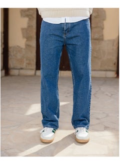 Suit Shop Men Wide leg denim pants 