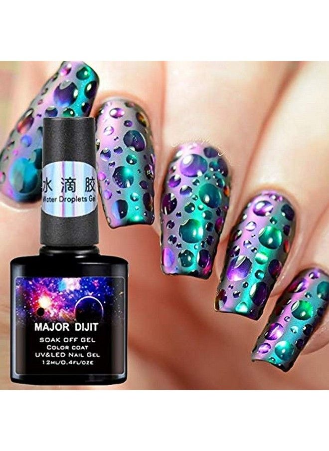 MAJOR DIJIT 8Ml/Bottle Water Droplet Nails Gel Nail Polish Soak Off Uv Led Nail Gel Polish Nail Art Design (B)  - Image 1