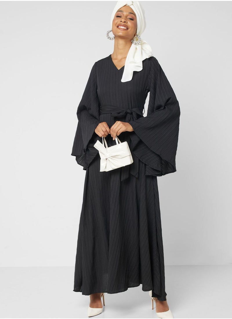 Khizana - Flared Sleeve Dress - Image 1