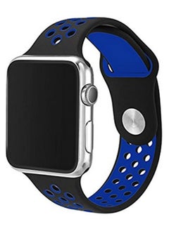 Generic Band for Apple Smart Watch 42 mm Black and Dark Blue 