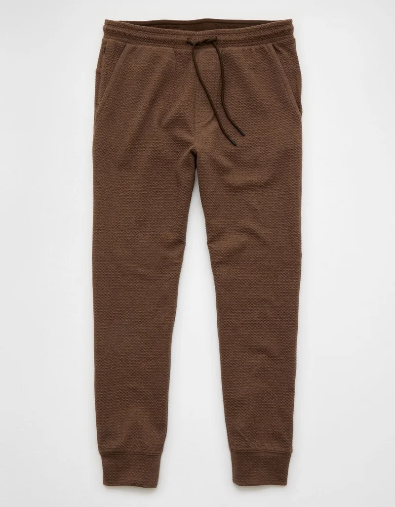 American Eagle  AE 24/7 Textured Fleece Jogger for Men | Best Price UAE