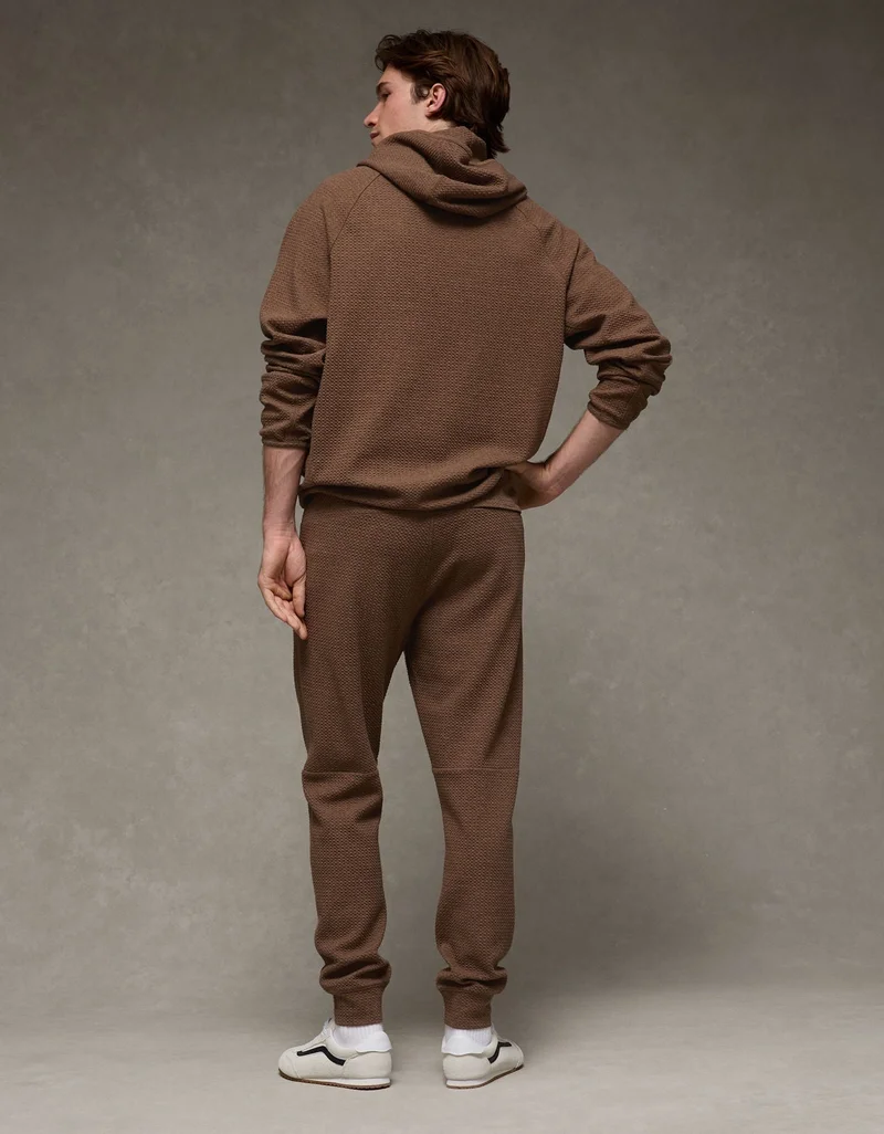 American Eagle  AE 24/7 Textured Fleece Jogger for Men | Best Price UAE