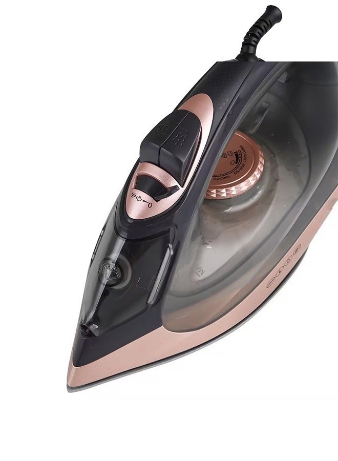 SOARIN Dry Iron 2200w High Power Steam Engine 280ml Ceramic Coated Bottom Plate Drip-Proof Anti-Scale Self-Cleaning 1.53m Power Cord Adjustable Temperature Control Suitable for All Kinds of Clothing - Image 5