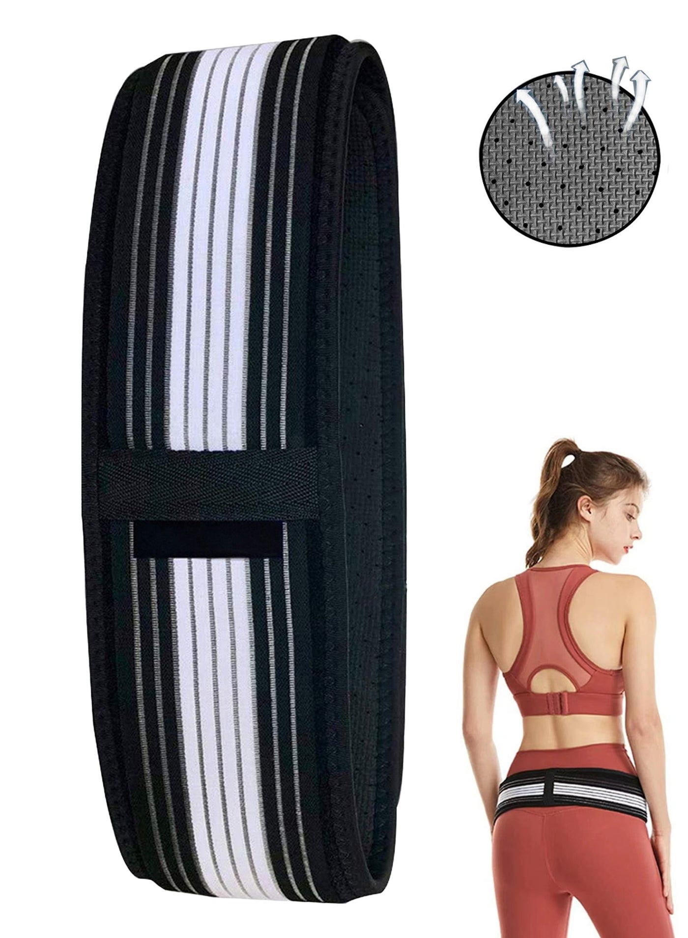 Professional Comfortable Workout Weight Lifting Waist Belt, Squat & Deadlift Protect Waist Weightlifting Belt,Back Support Bodybuilding Waist Belt for Men Women