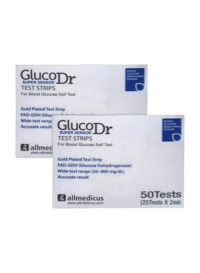 جلوكو دكتور سوبر سينسور 100 شريط - عرض التوفير - Image 1