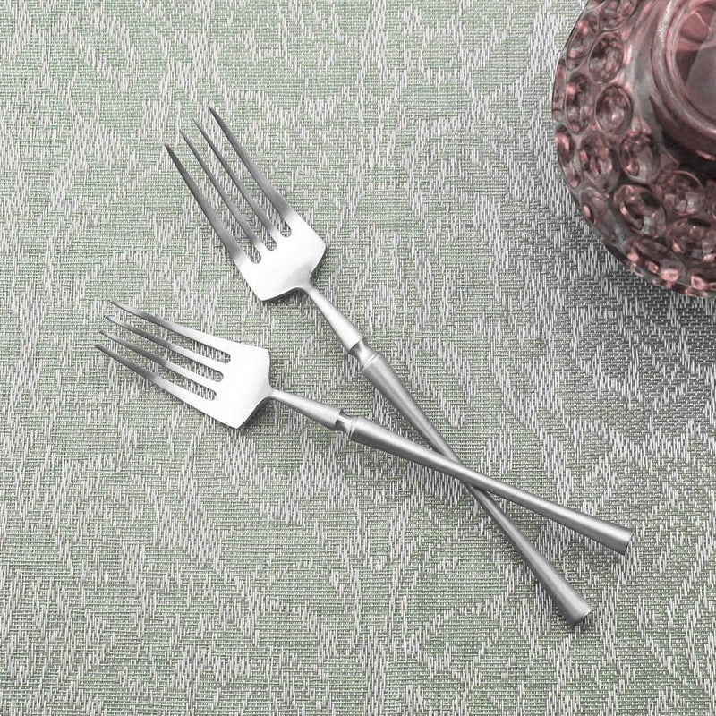 Gugrida Unique  Beautiful Flatware Set  20 Piece Iridescent Silverware Sets  1810 Stainless Steel Reusable Cutlery Set  Utensils Service For 4 with Dessert Fork Knife Spoon Dinner Fork - Image 5