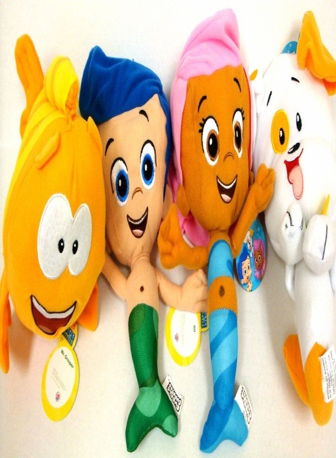 Good Stuff Bubble Guppies Gil, Molly, Mr Grouper, Bubble Puppy 4 Plush Doll 8 inches - Image 2