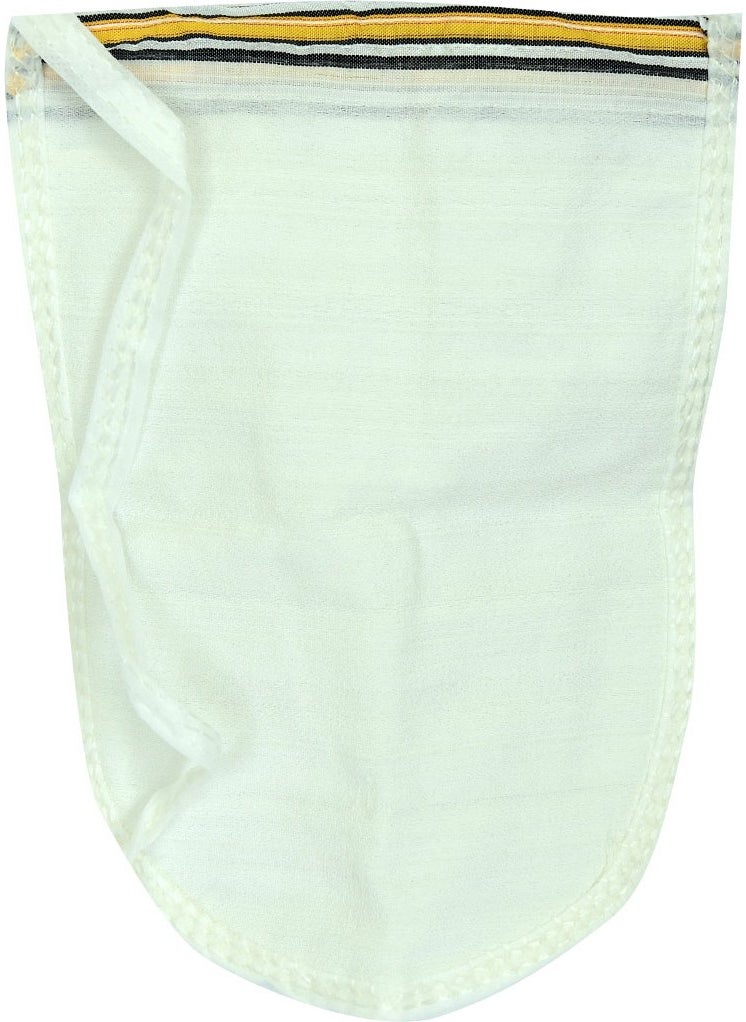 100 Percent Crepe Face and Body Scrub White 17X24
