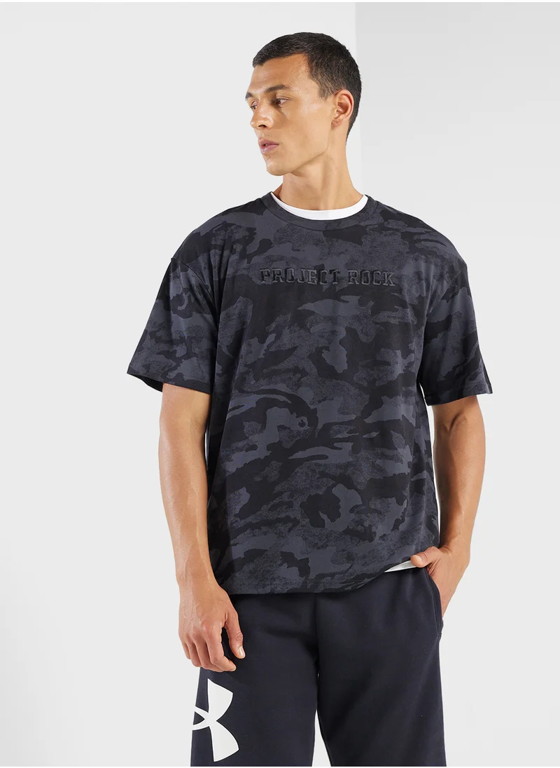 UNDER ARMOUR Project Rock Heavyweight Aop T-Shirt