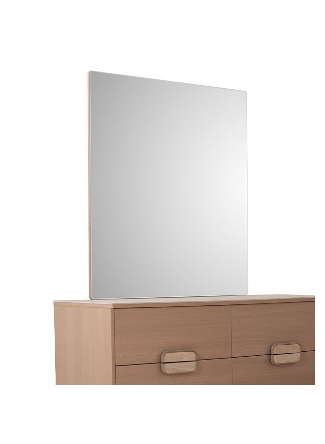 DANUBE HOME Danube Home Travvy 6 Drawer Travertine Stone Top Dresser With Mirror & Stool Durable Vanity Table|Dressing Makeup Desk With Storage Modern Design Bedroom Furniture L139.5Xw39.7Xh83.5Cm-Dark Beige - Image 4
