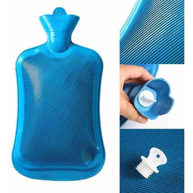ALKAYAN Rubber Hot Water Bag for Muscle Pain and Cramps Relief, 2 Liter - Image 4