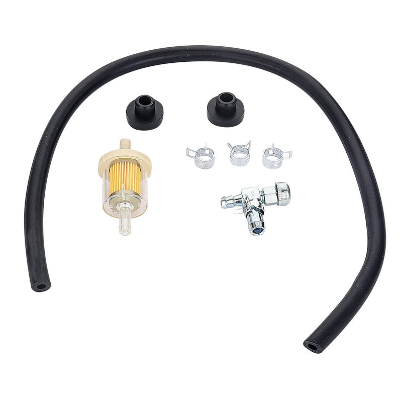 Generic SGBTB 33/64" Fuel Tank Shut Off Valve + Fuel Filter for MTD Troy Bilt Toro Craftsman Generac Portable Generator Lawn Mower Snow Blower  - Image 2