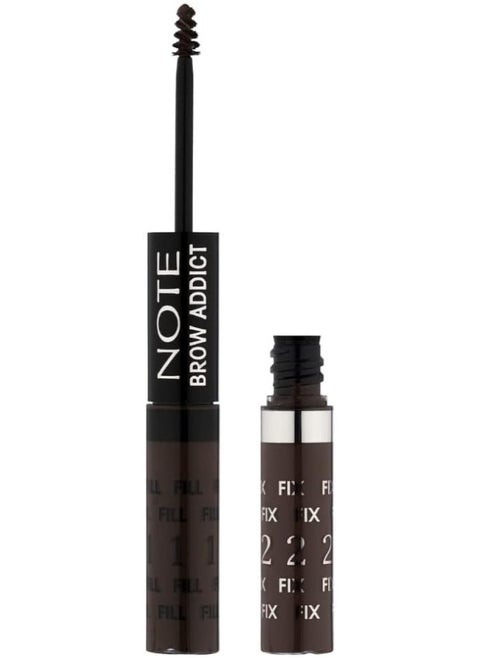 Note Brow Addict Tint & Shaping Gel Walnut Oil - No. 04 Grey Brown