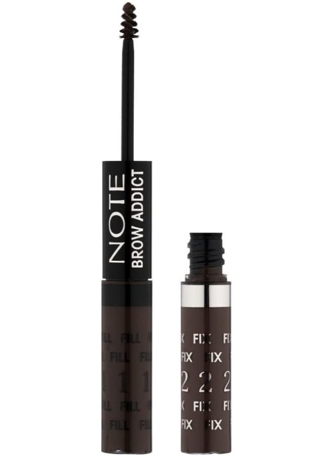 Note - Note Brow Addict Tint & Shaping Gel Walnut Oil - No. 04 Grey Brown - Image 1