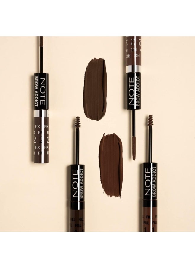Note - Note Brow Addict Tint & Shaping Gel Walnut Oil - No. 04 Grey Brown - Image 1