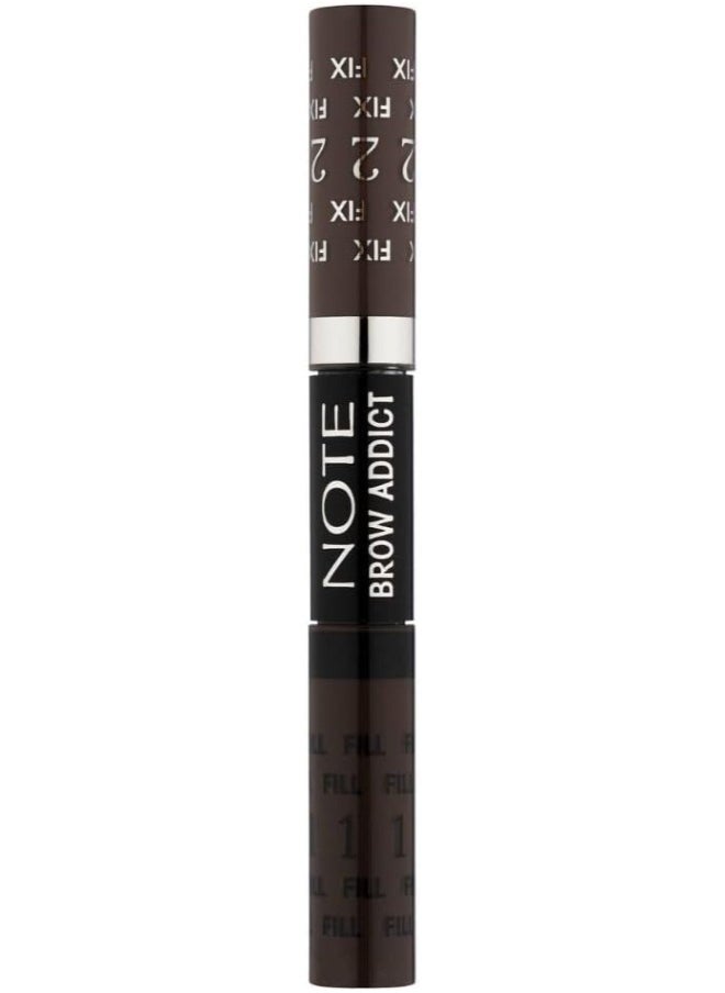 Note - Note Brow Addict Tint & Shaping Gel Walnut Oil - No. 04 Grey Brown - Image 1
