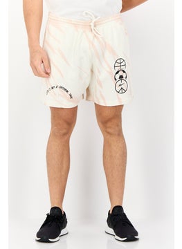 Reebok Men Sportswear Fit Outdoor Shorts, Off White  - Image 1