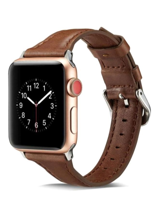 نيبمينينت سوار بديل لساعة أبل آي ووتش بني داكن - Image 2