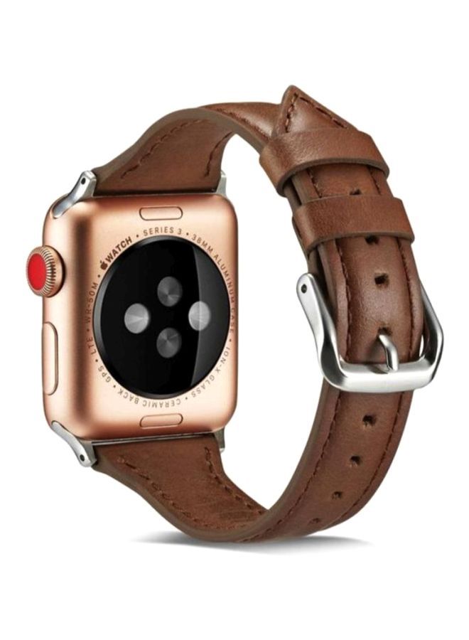 نيبمينينت سوار بديل لساعة أبل آي ووتش بني داكن - Image 3