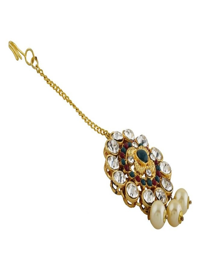 فاما Vama Fashions Bore Maang Teeka Tikka Maangtika Mang tika للفتيات أحدث التصميمات - Image 3