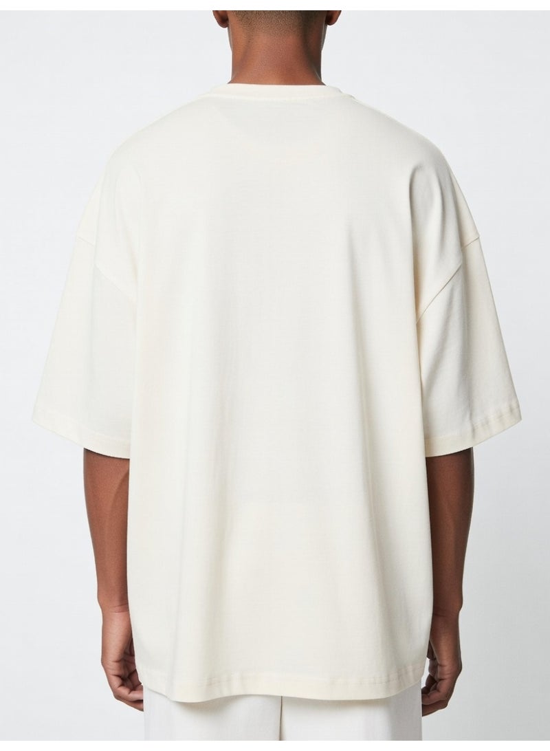 SUPERMAN MENS T-SHIRT OVERSIZE DROPPED SHOULDER T-SHIRT - Image 4