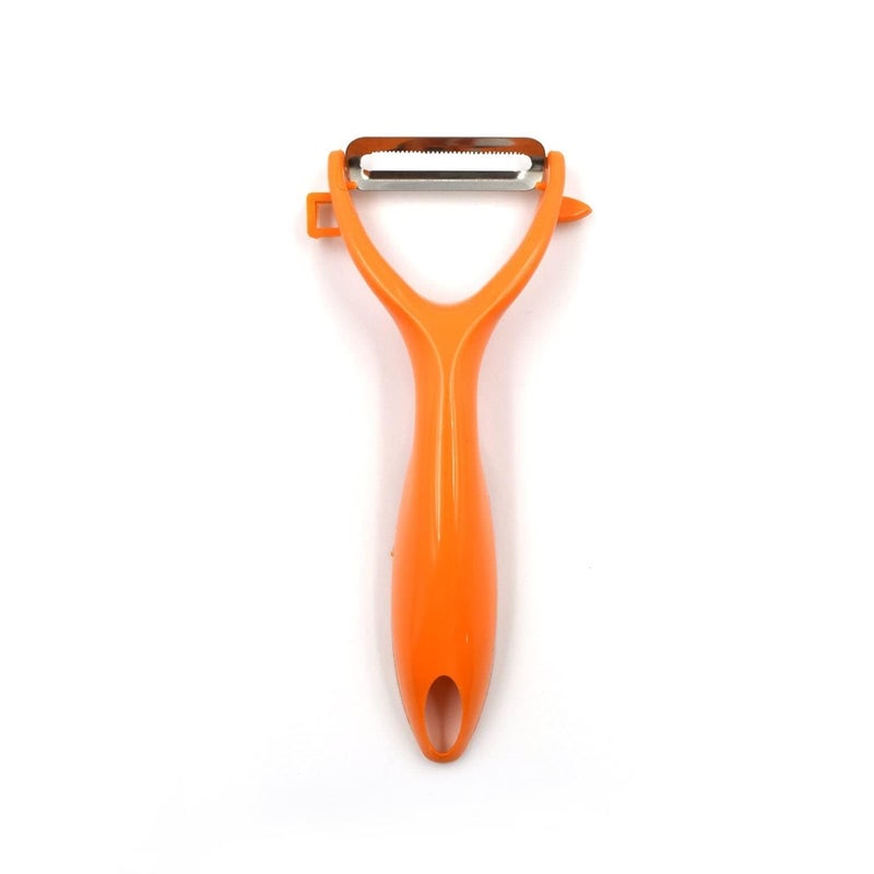ATEVON Stainless Steel Peeler, Swiss Classic Serrated/Wavy Edge Multipupose Peeler for Professional and Household Kitchen, Multicolor - Image 4
