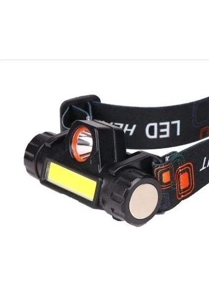 Dumonline 1200 Lumen Waterproof Cob LED Head Lamp Rechargeable Head Flashlight Magnet Head Work Lamp  - Image 2