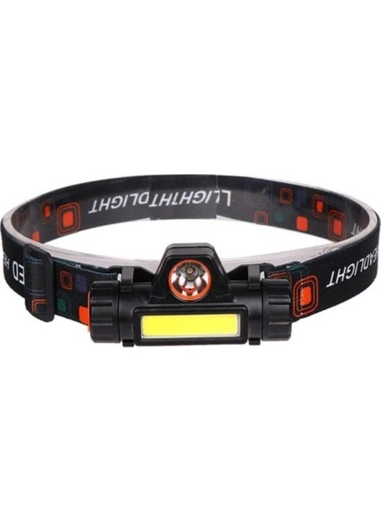 Dumonline 1200 Lumen Waterproof Cob LED Head Lamp Rechargeable Head Flashlight Magnet Head Work Lamp  - Image 5